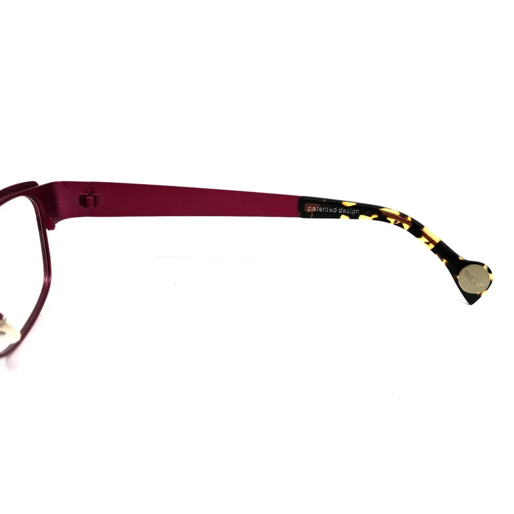 BOZ Eyeglasses Frames WALLIS 9284 Brown Fuchsia Cat Eye Full Rim 52-15-135